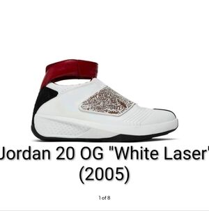 Air Jordan 20 OG Rare "White Laser" (2005) M8/W9.5 EUC